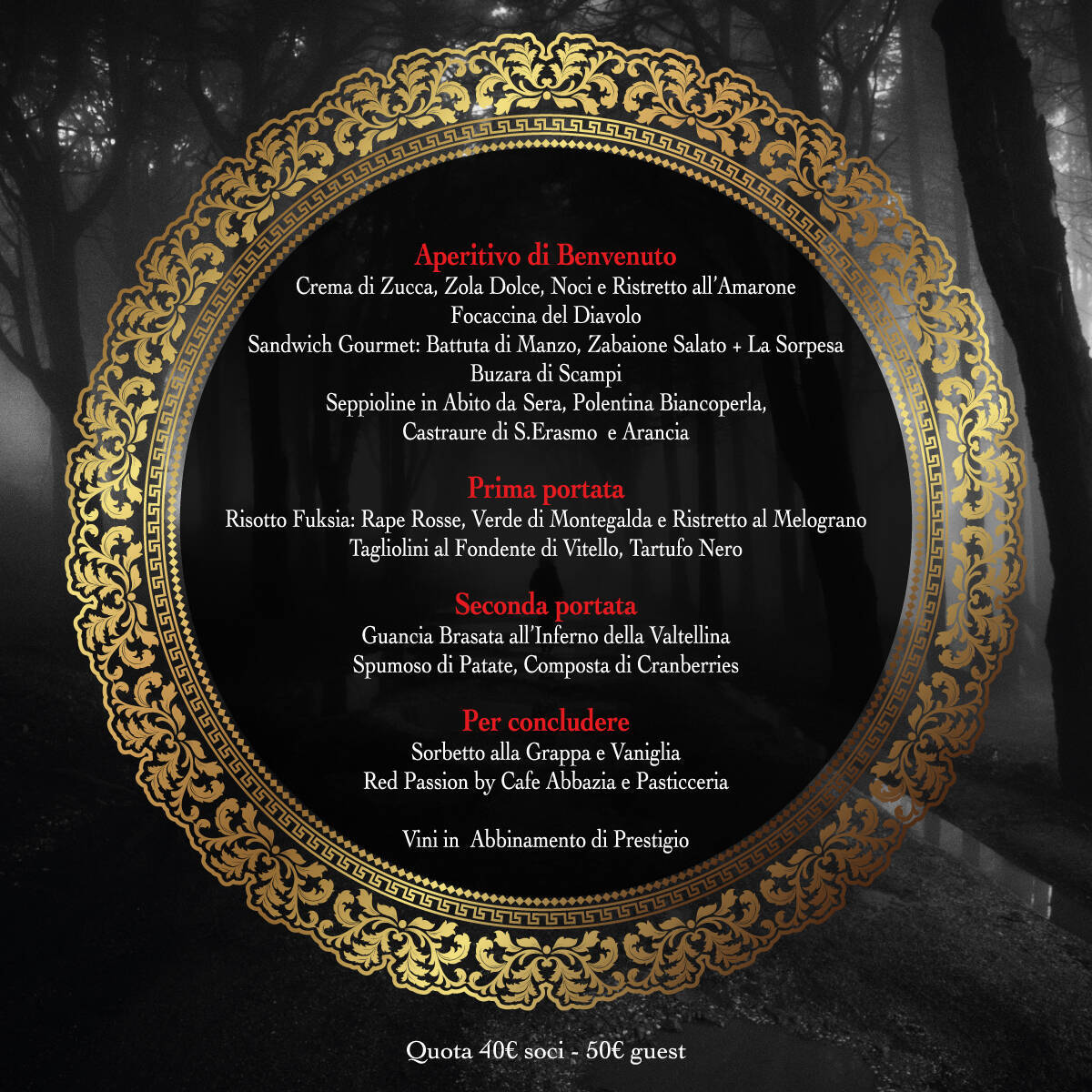 1 Halloween menu