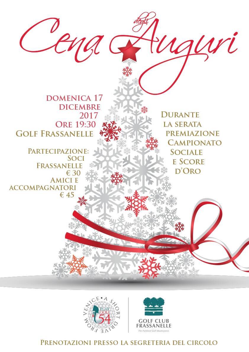 CENA AUGURI DI NATALE 2017