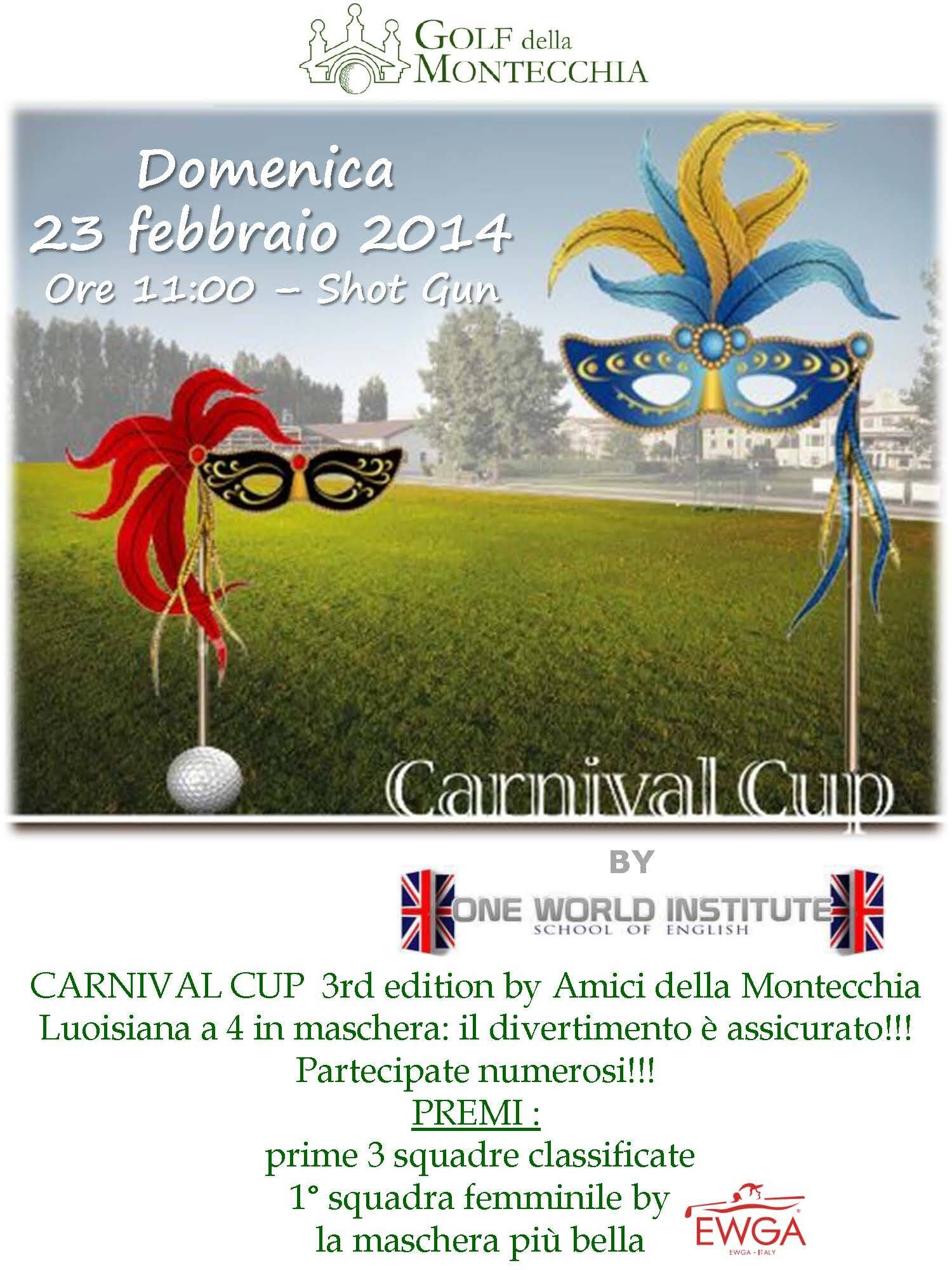 Carnival Cup al Golf Montecchia