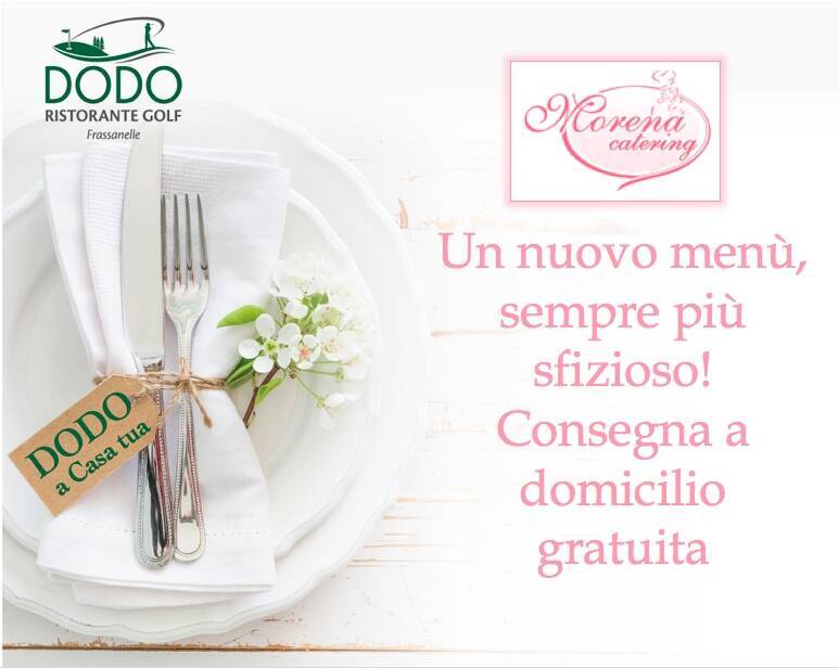 NUOVE PIETANZE MENU' DODO A DOMICILIO