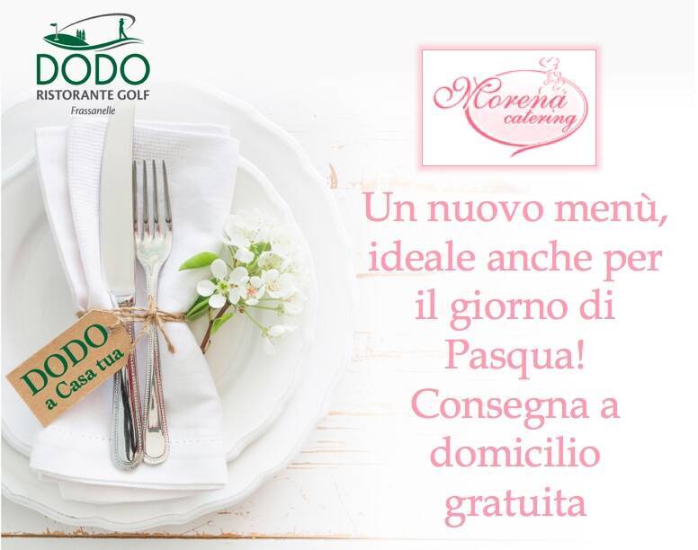 NUOVO MENU' DI MORENA - DODO A CASA TUA!