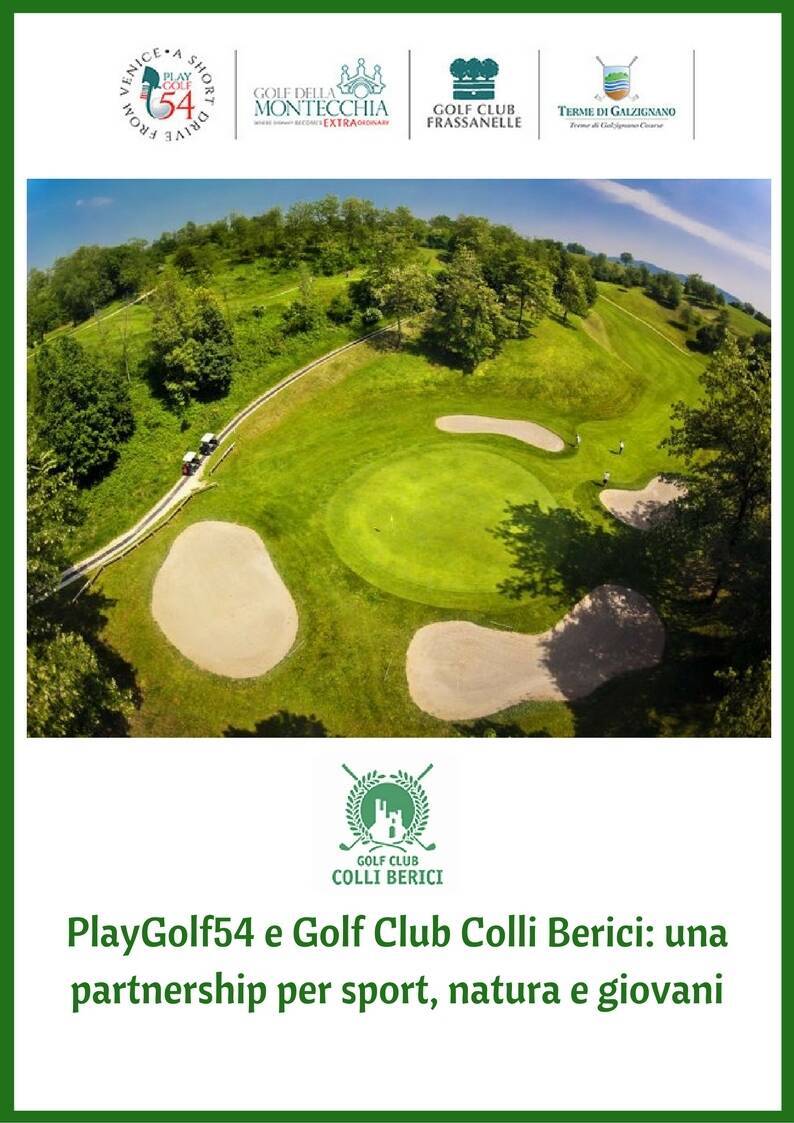 NUOVA PARTNERSHIP TRA PLAYGOLF54 E GOLF CLUB COLLI BERICI