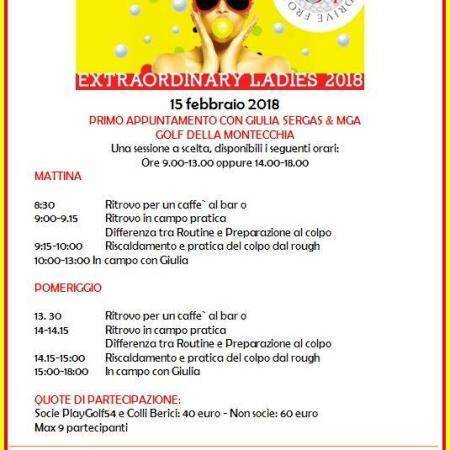 EXTRAORDINARY LADIES - PRIMO APPUNTAMENTO