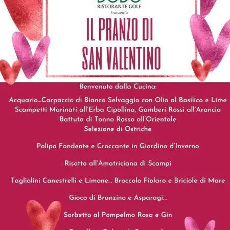 IL MENU' DI SAN VALENTINO