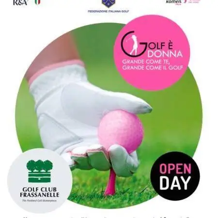 OPEN DAY GOLF È DONNA - DOMENICA 16 GIUGNO 2019